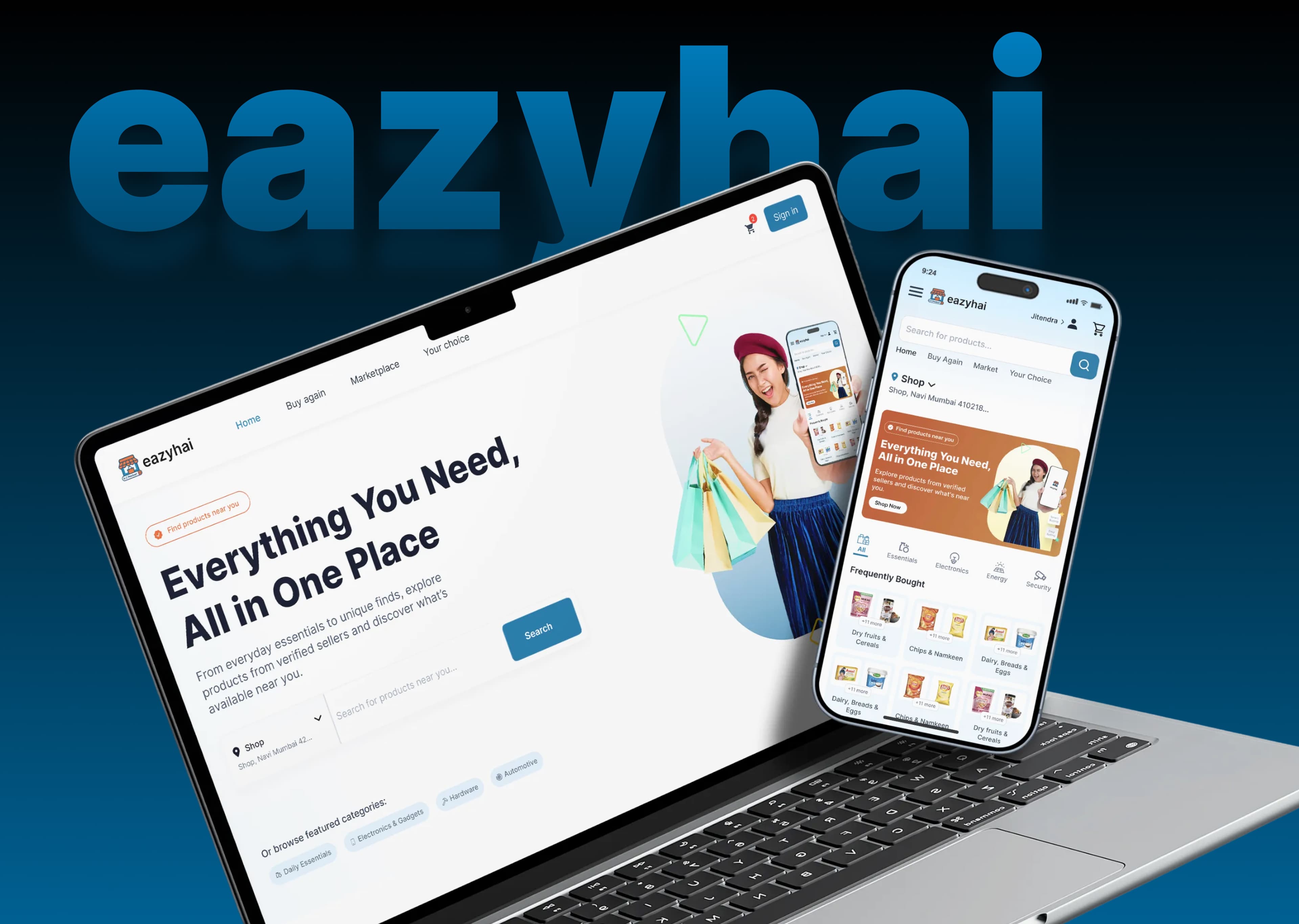 EazyHai Quick Commerce | UX Case Study