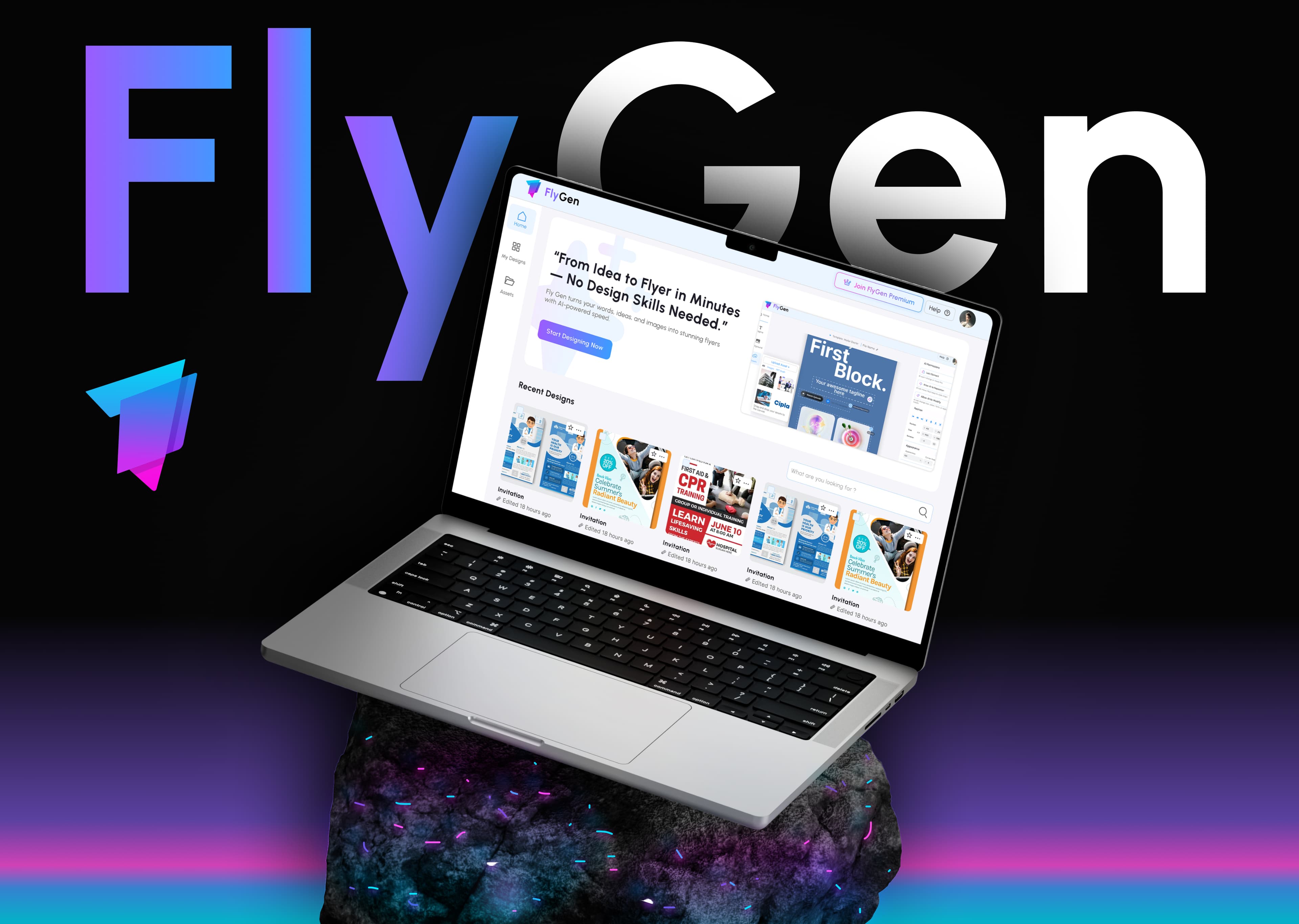 Flygen — AI Flyer Builder Case Study
