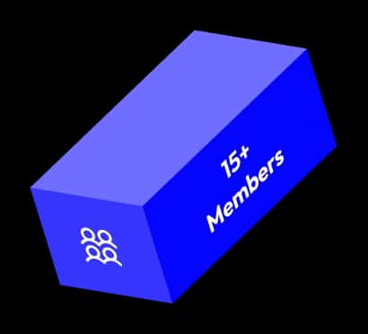 15+ Members